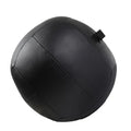 Black medicine ball on a white background