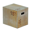 Wooden exercise box with dimensions 16