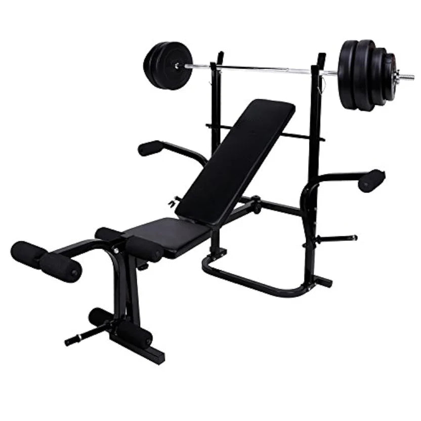 All-in-One Multi Bench: Ultimate Home Gym Solution for Full-Body Strength Training, Weight Lifting & Exercise Workouts