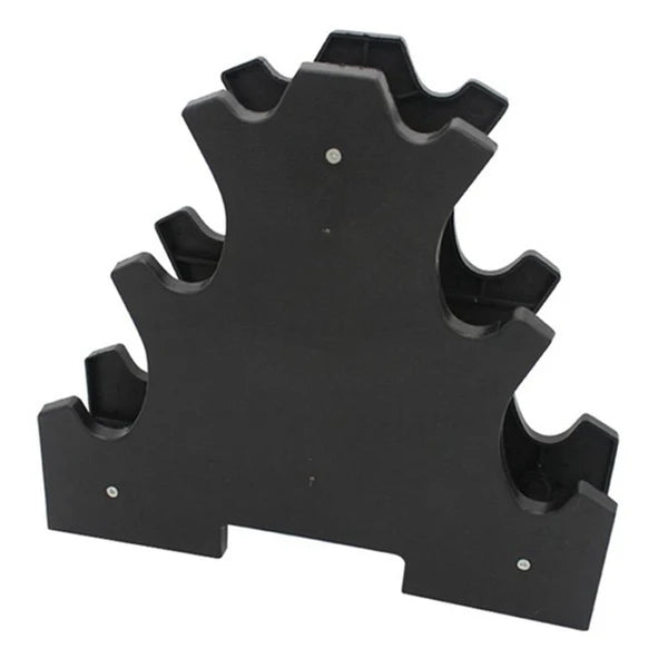 Black metal rack on a white background