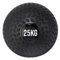 Black exercise ball with '20KG' marking on a white background